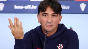 Zlatko Dalic, técnico da Croácia na Copa do Mundo 2022 - Getty Images