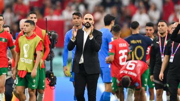 Técnico de Marrocos se orgulha da campanha na Copa do Mundo 2022 - Getty Images
