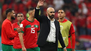 Walid Regragui, técnico do Marrocos na Copa do Mundo 2022 - Getty Images
