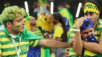 Torcedores lamentam e ironizam "Brasil x Argentina" nas semifinais da Copa do Mundo - Getty Images