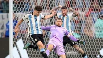 Argentina ficou mais perto da classificação às quartas de final - GettyImages