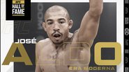Aldo se tornou membro do Hall da Fama - Reprodução/UFC