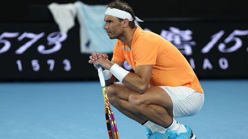 Rafael Nadal se machucou durante o Australian Open e foi eliminado - GettyImages