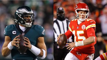 Eagles e Chiefs se encaram no Super Bowl 57 - Getty Images