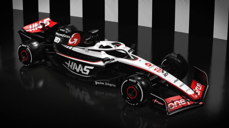 A Haas foi a primeira equipe da Fórmula 1 que divulgou o seu carro para 2023 - Divulgação/Haas