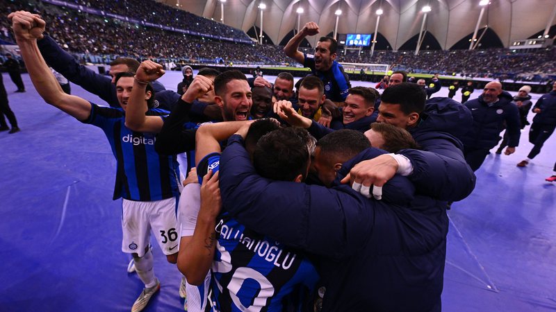 Inter foi muito superior ao longo dos 90 minutos e mereceu o título - Reprodução/Inter de Milão
