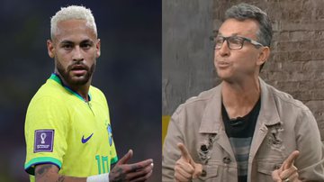 Neto criticou Neymar pela ausência no velório de Pelé - Band/GettyImages