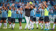 Jogadores do Grêmio sob o comando de Renato Gaúcho na partida contra o Brasil de Pelotas - Lucas Uebel/Grêmio