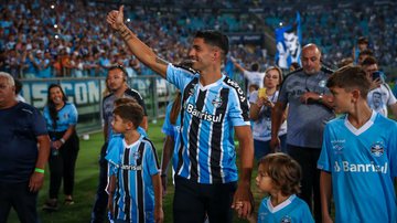 Suárez ganhou destaque durante toda a apresentação do Grêmio - Lucas Uebel / Grêmio