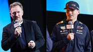 Christian Horner, chefe da Red Bull Racing na F1, e Max Verstappen - Getty Images
