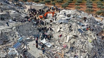 Turquia e Síria foram os países afetados pelo terremoto - Reprodução / Twitter