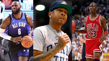 Allen Iverson revela qual é o melhor entre LeBron James e Michael Jordan - Getty Images