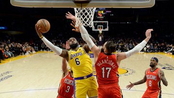 Lakers vence Pelicans na NBA - Getty Images
