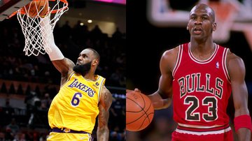 LeBron James e Michael Jordan - Getty Images