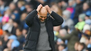 Pep Guardiola desabafou sobre a possibilidade do Manchester City cair na Premier League - GettyImages