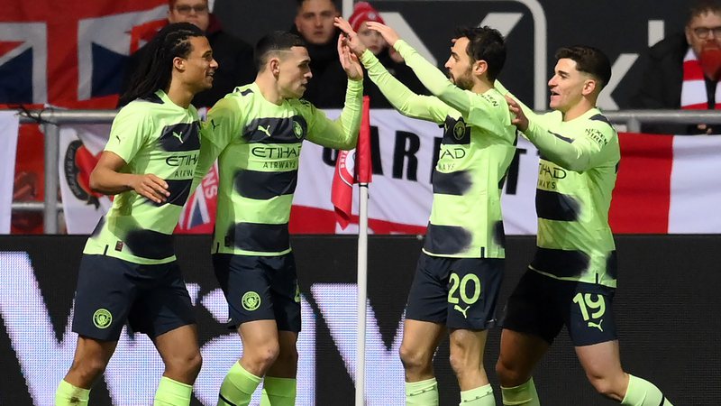 Manchester City vence o Bristol e avança na Copa da Inglaterra - Getty Images