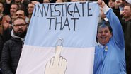 Torcida do Manchester City protesta contra investigações da Premier League - Getty Images