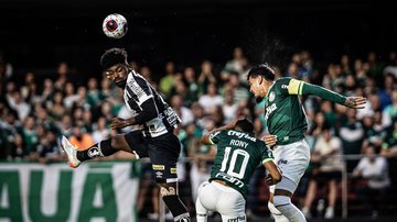 Santos vai perdendo por 2 a 0 para o Palmeiras antes do intervalo - Divulgação/Santos