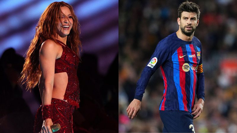 Shakira e Gerard Piqué se separaram após traição do ex-jogador - Getty Images