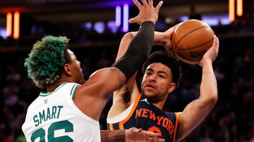 New York Knicks vence Boston Celtics na NBA - Getty Images