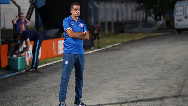 O Bahia foi eliminado na Copa do Nordeste, e Renato Paiva desabafou - Felipe Oliveira/EC Bahia