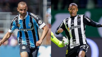 Thaciano, do Grêmio, e Ademir, do Atlético-MG, estão na mira do Bahia para a temporada de 2023 - GettyImages