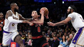 Lakers perde para o Bulls na NBA - Getty Images