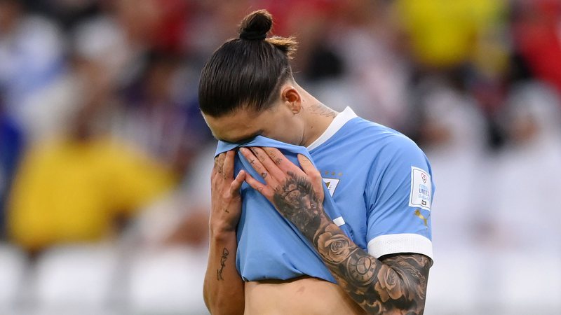 Darwin Nuñez é cortado da seleção uruguaia por lesão - Getty Images
