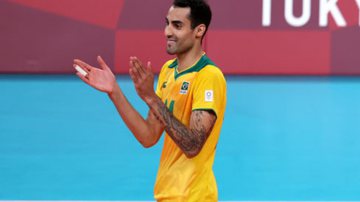 Douglas Souza defendendo o Brasil na Olimpíadas de Tóquio - Getty Images