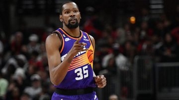 Durant não tem previsão de retorno definida pelos Suns - Getty Images