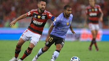 Everton Ribeiro em Flamengo x Independiente Del Valle - Getty Images