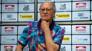 Falcão defende Odair Hellmann e diz que Santos monitora o mercado - Ivan Storti / Santos FC