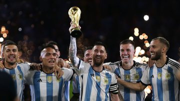 Messi foi o grande homenageado do jogo entre Argentina e Curaçao - GettyImages