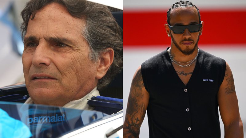Nelson Piquet usou termo racista para se referir a Lewis Hamilton - Getty Images