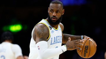 LeBron James, do Los Angeles Lakers, na NBA - Getty Images
