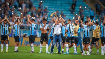 Renato Gaúcho celebra vitoria do Grêmio - Lucas Uebel/ Grêmio/ Flickr