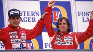 Ayrton Senna e Alain Prost fizeram história na F1; brasileiro tinha francês como o seu maior rival - GettyImages