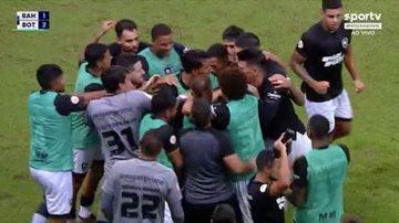 Bahia e Botafogo pelo Brasileirão - Reprodução Premiere