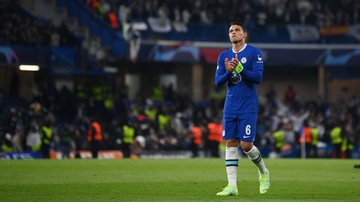 Thiago Silva é um dos principais nomes do Chelsea e não escondeu a frustração com a queda da equipe na Champions - GettyImages