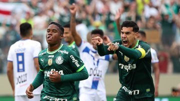 Endrick sumiu no Palmeiras, e Abel Ferreira se irritou com perguntas sobre o atacante - Cesar Greco / Palmeiras