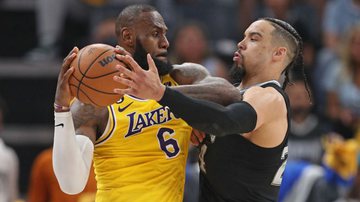 LeBron James x Brooks vai movimentar o jogo entre Lakers e Grizzlies - GettyImages