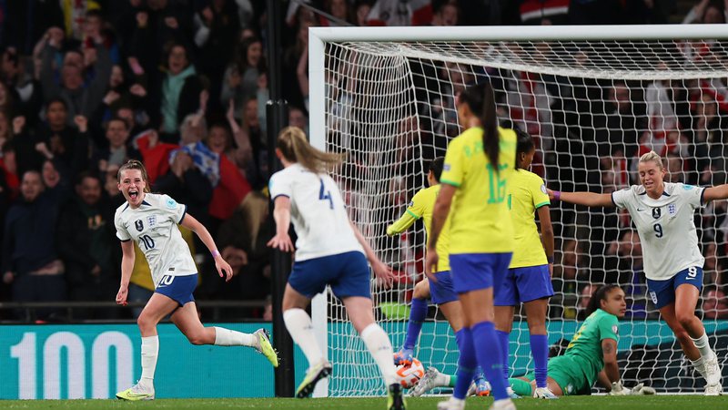 Nos pênaltis, a Inglaterra vence o Brasil e leva a Finalíssima - Getty Images