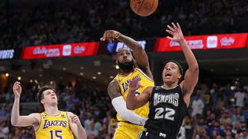 Lakers perdem para o Memphis Grizzlies na NBA - Getty Images