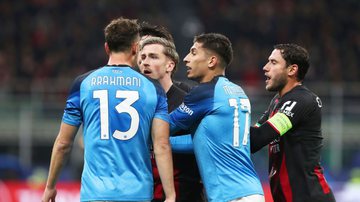 Napoli e Milan se enfrentam pelas quartas de final da Champions - GettyImages