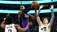 Lakers vence Jazz na NBA - Getty Images