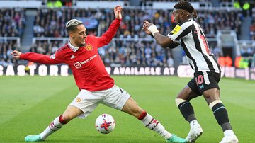 Newcastle e Manchester United se enfrentado pela Premier League - Getty Images