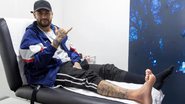 Neymar vem se recuperando bem da cirurgia no tornozelo - Reprodução / Instagram