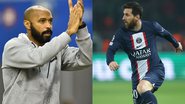 Henry sai em defesa de Messi, do PSG - Getty Images