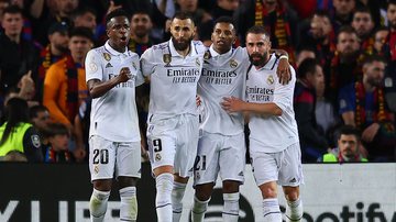 Com show de Benzema e Vini Jr, Real Madrid goleia Barça e avança à final - Getty Images