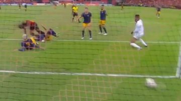 Love marcou o gol do título do Sport na partida contra o Retrô no Campeonato Pernambucano - Globo/Reprodução